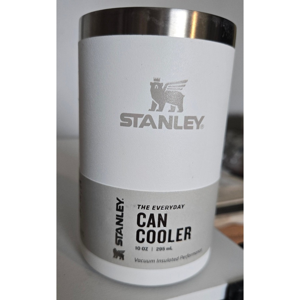 Stanley The Everyday Can Cooler 10z Polar White Vacuum Insulated Stainless Steel